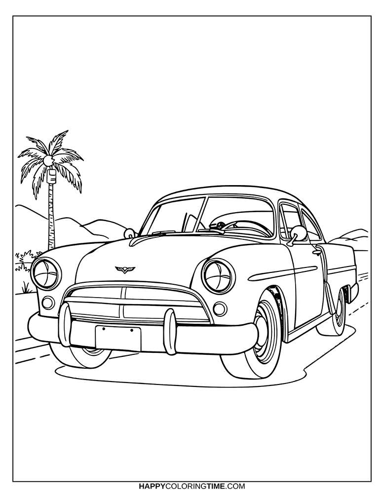 coloriage cars chick hicks
