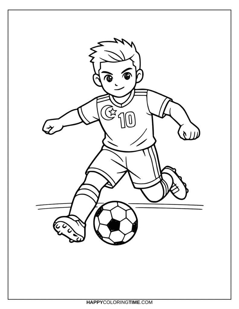 coloriage foot algerie