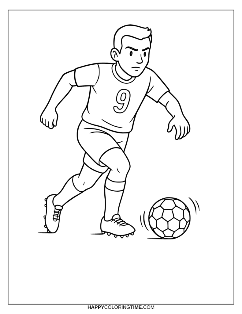 coloriage magique foot