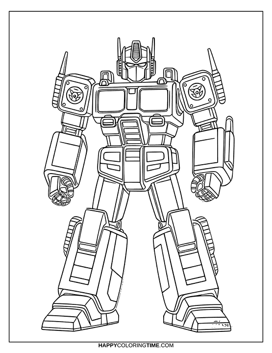 coloriage transformer