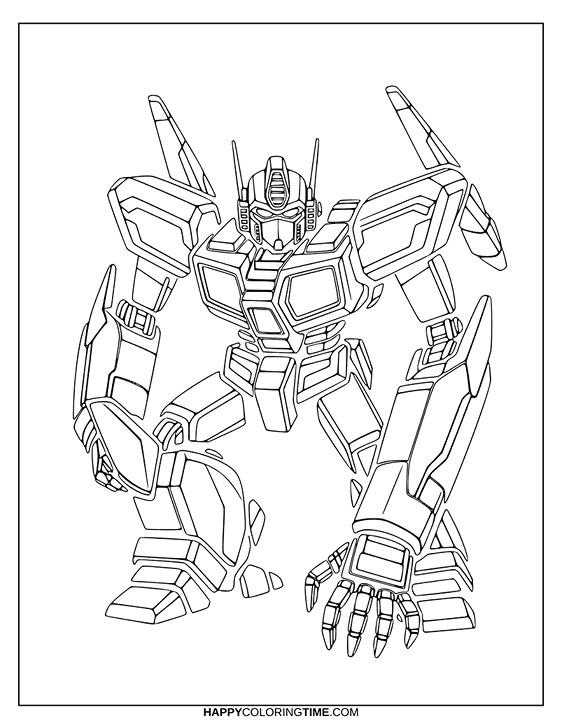 coloriage transformers autobots